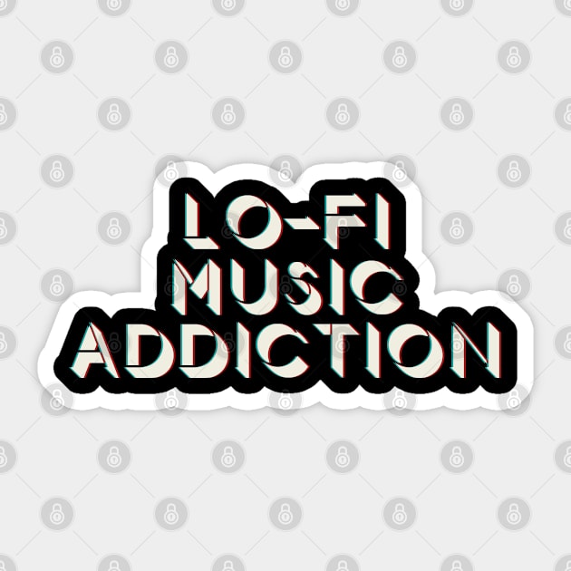 Lofi music fan. Perfect present for mom mother dad father friend him or her Sticker by SerenityByAlex